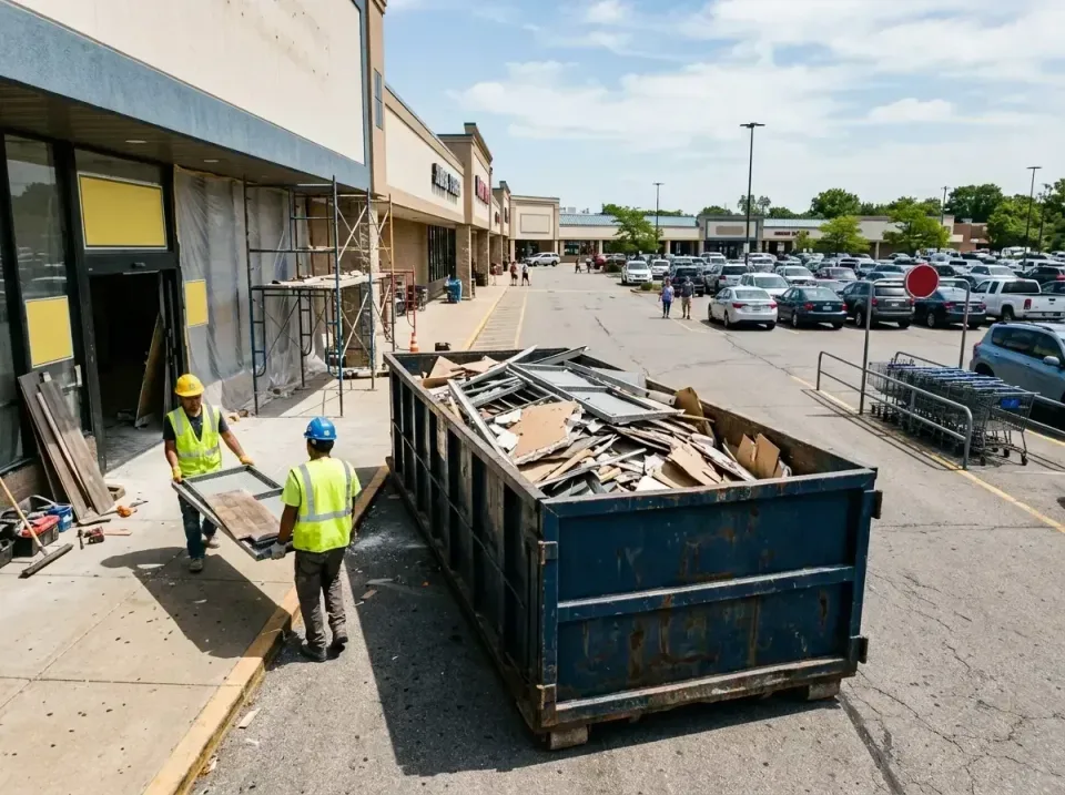 retail-store-renovation-debris-003 — frequently asked questions, Roll-off Dumpster Rentals in Pleasant Valley, MO
